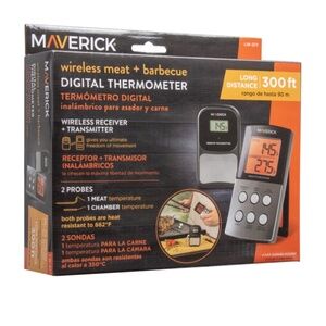 Maverick Wireless Remote Thermometer W/High Heat Probe - New